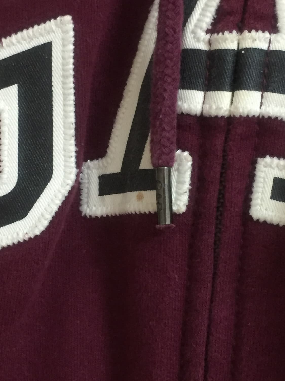 갭 버건디 후드집업 상품이미지4