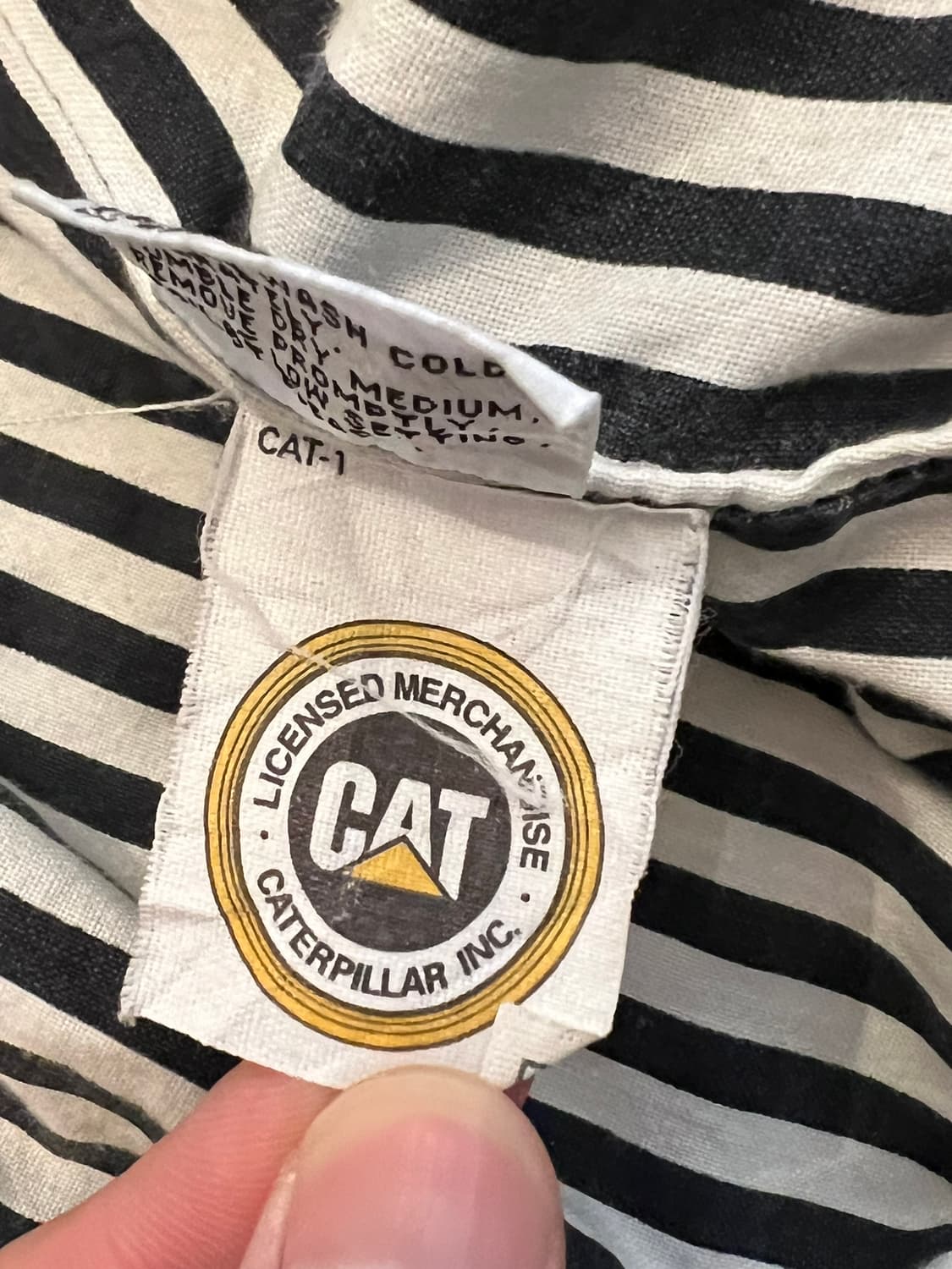 90's [L] 캐터필러 CAT 스타디움 자켓 워크웨어 빈티지 봄버 상품이미지9