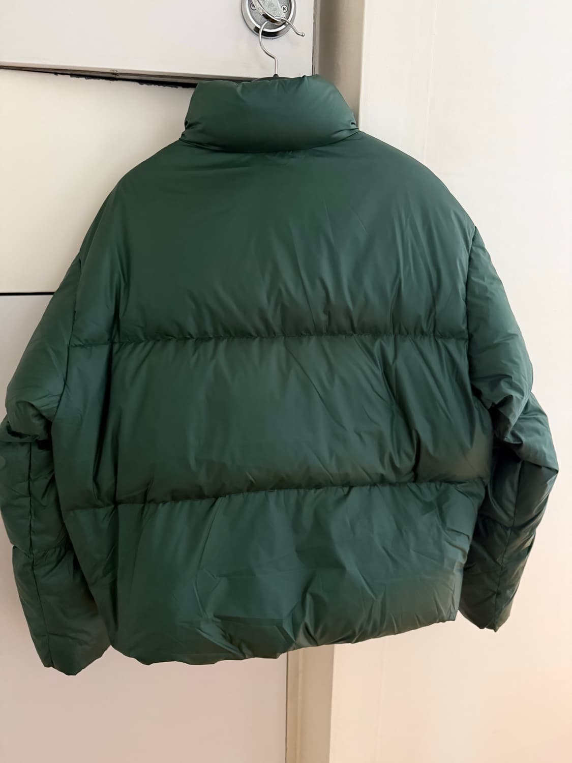 XL) 무신사스탠다드 립스탑 다운 숏패딩 레이싱그린 상품이미지2