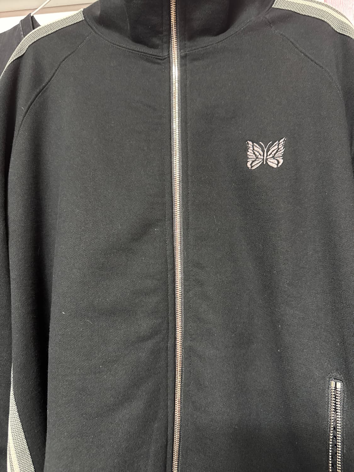 Needles 니들스 x LHP 트랙 자켓 코튼 저지 블랙 [L] 상품이미지1