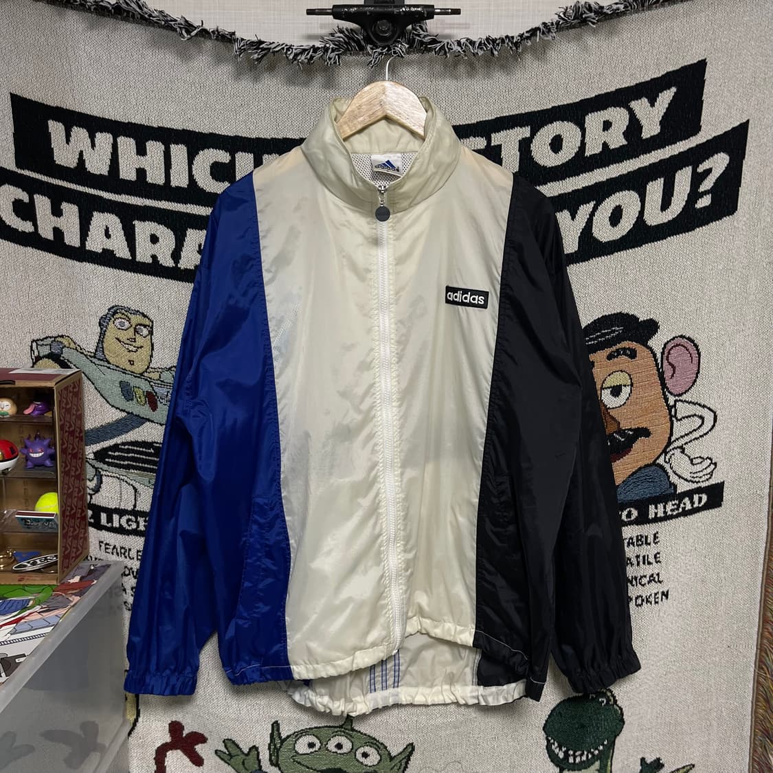 90s 아디다스 컬러블록 바람막이 상품이미지2