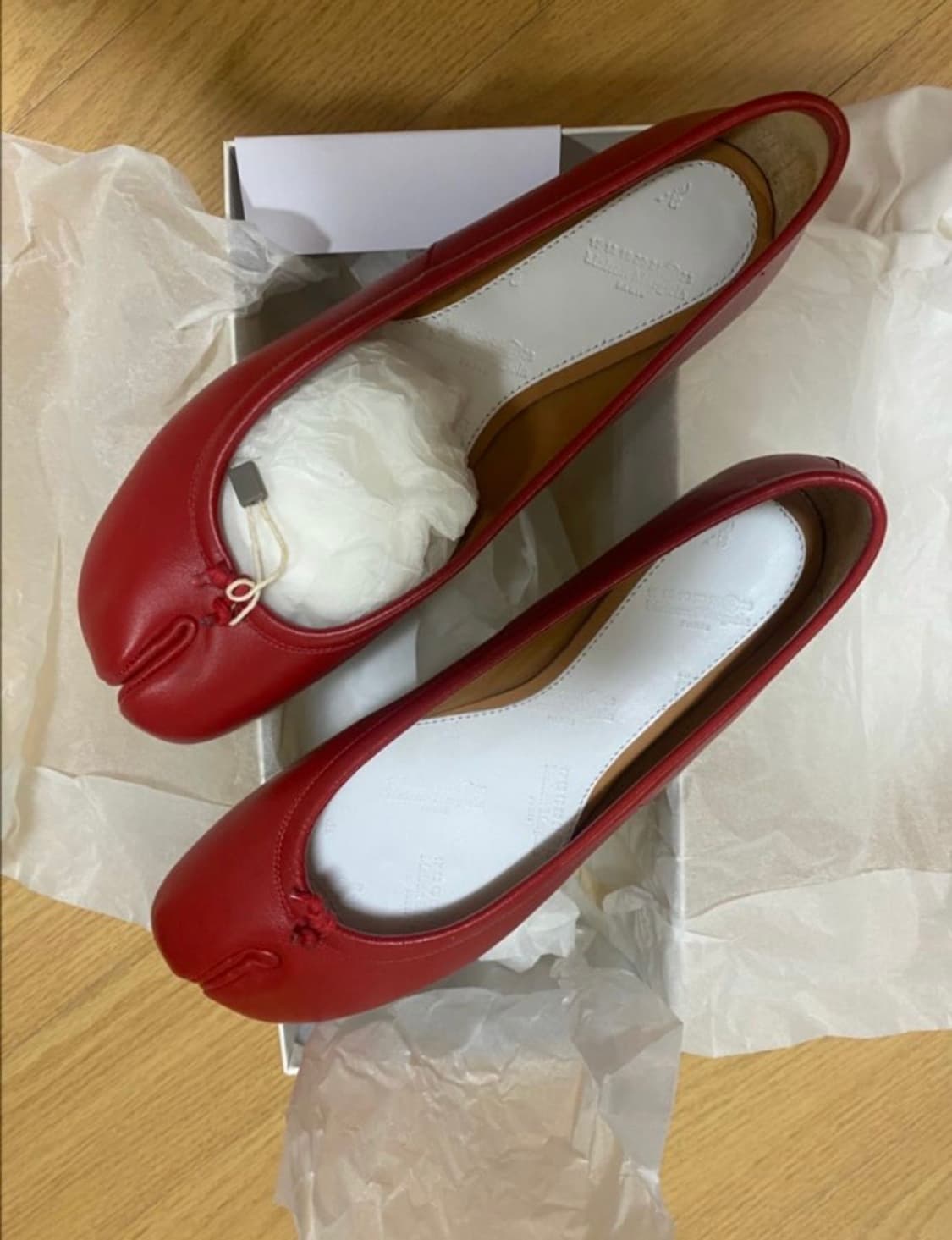 마르지엘라 타비플랫 레드 36.5 새상품  상품이미지3