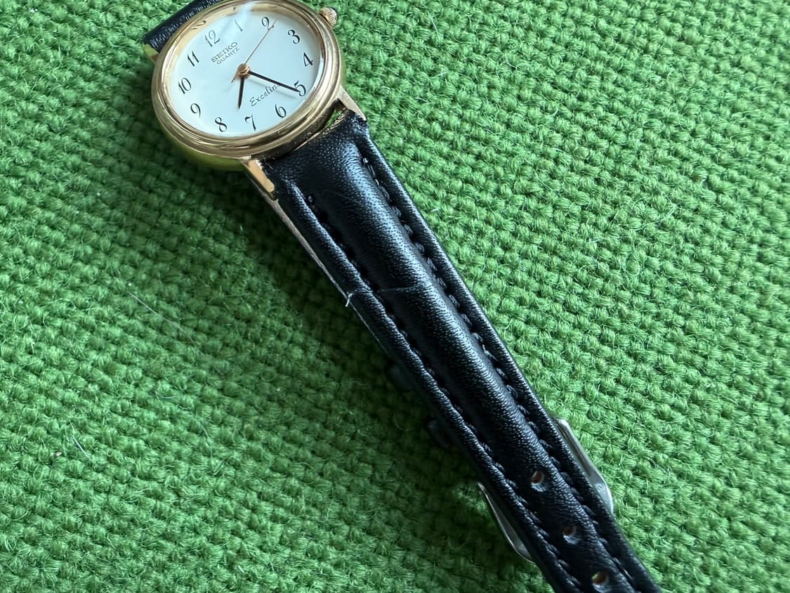 (정상 작동)세이코 엑셀린 쿼츠 빈티지 여성 시계 7321 상품이미지8