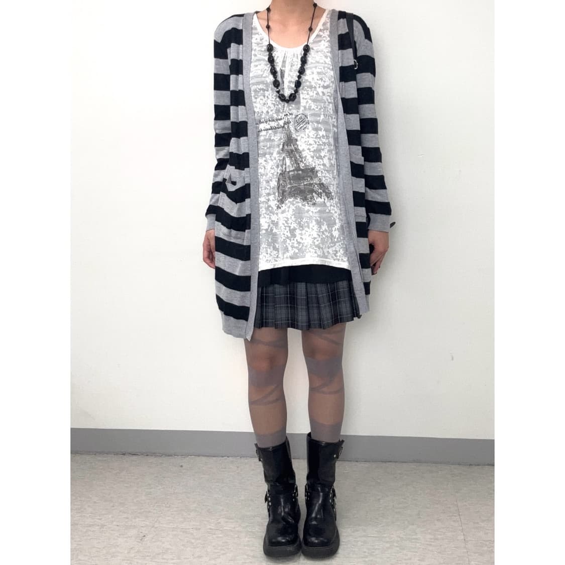 빈티지 락시크 스트라이프 가디건 상품이미지2