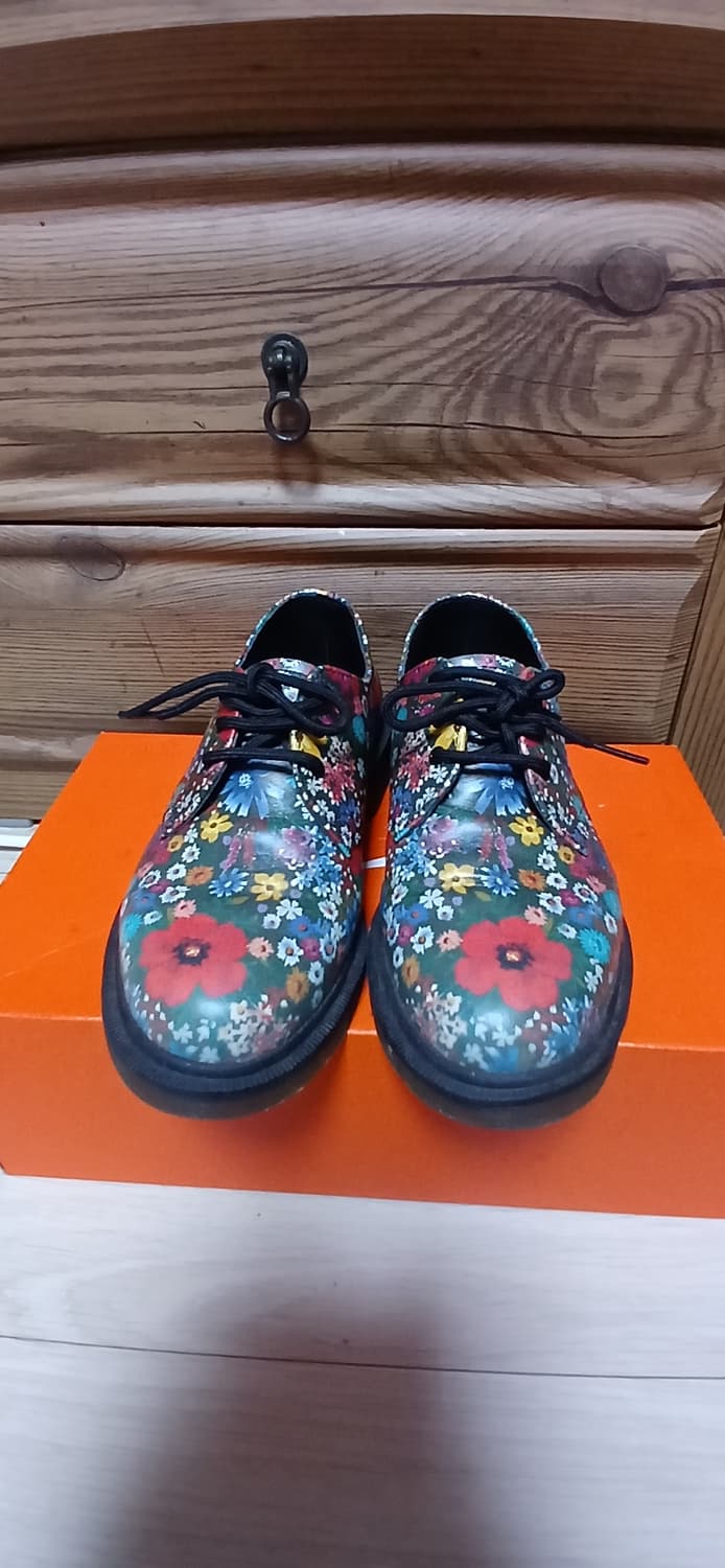 닥터마틴 1461 플라워 가죽 슈즈(uk4, 약 230~235mm) 상품이미지1