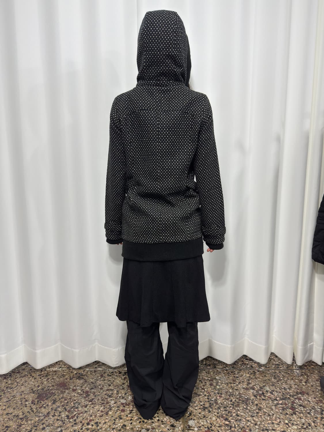 dot design coat jacket 상품이미지7