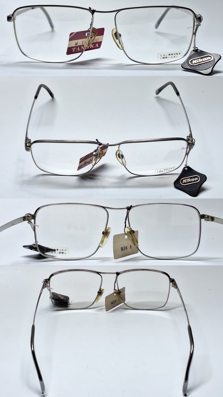 80s 일본 빈티지 데드스톡 미사용/니콘 FB911 안경테 54mm 상품이미지5