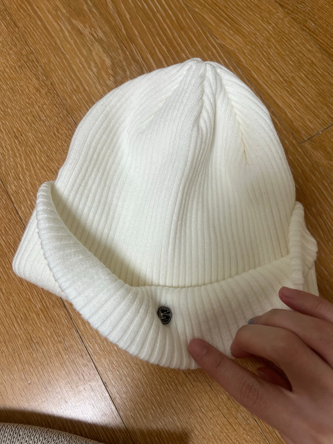 플레어업 오프화이트 비니 모자(새제품) 상품이미지5