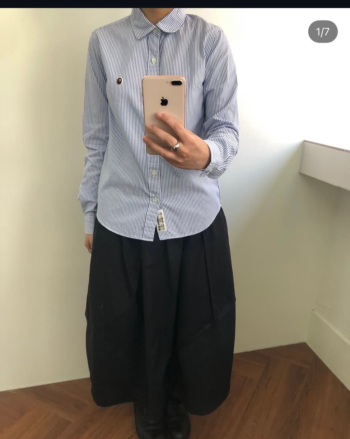베이프 스트라이프 셔츠 상품이미지2