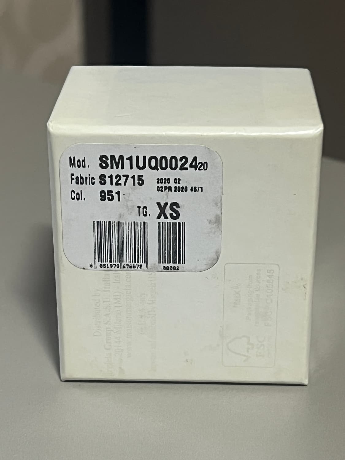 [xs] 메종 마르지엘라 넘버링  상품이미지3