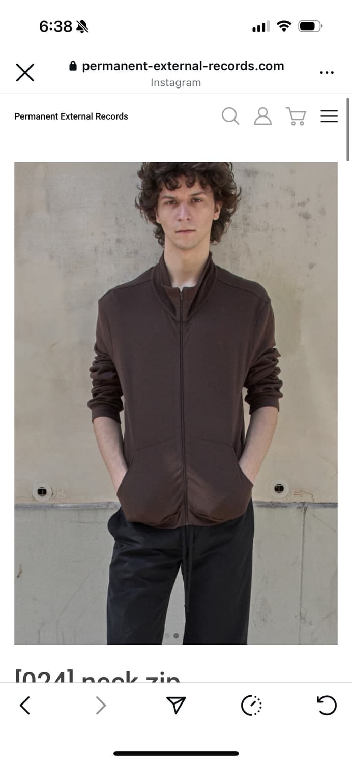 머듈 넥집업 브라운 상품이미지1