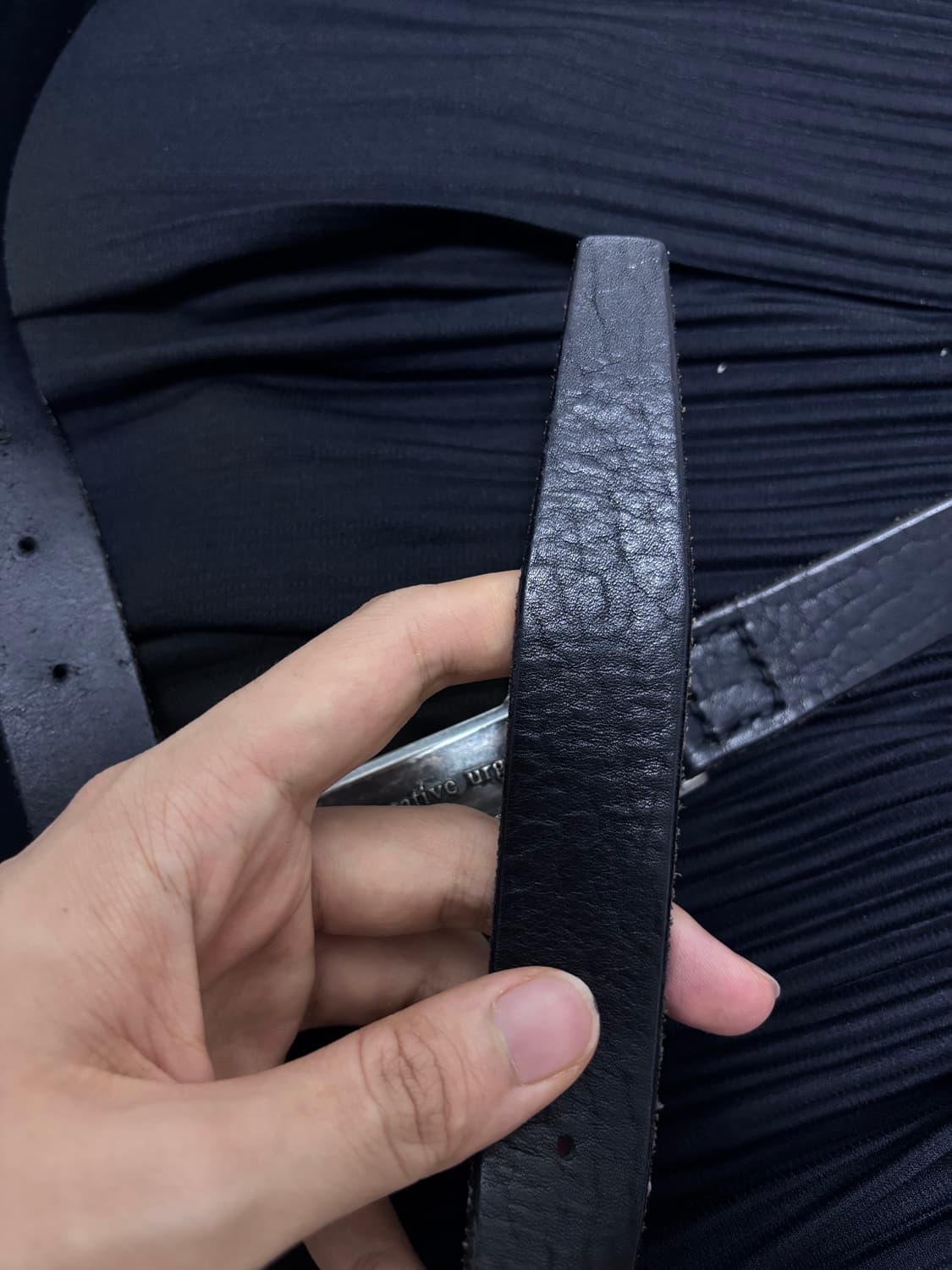 Julius cowskin belt 상품이미지2