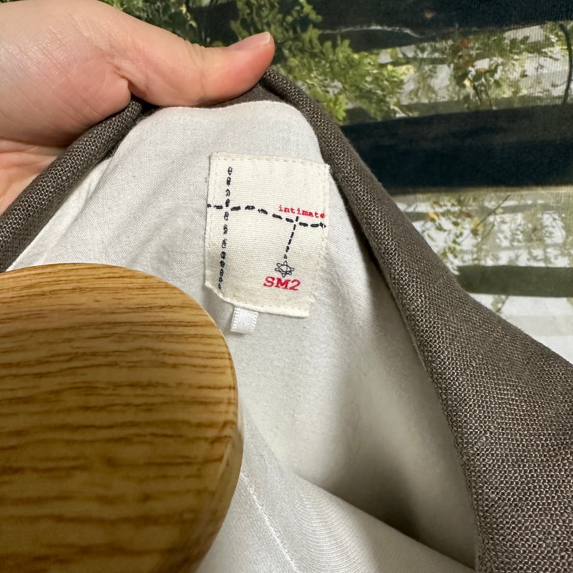 sm2 사만사모스 둥근 카라 핀턱 왕단추 자켓 모리 모리걸 사와코 상품이미지4