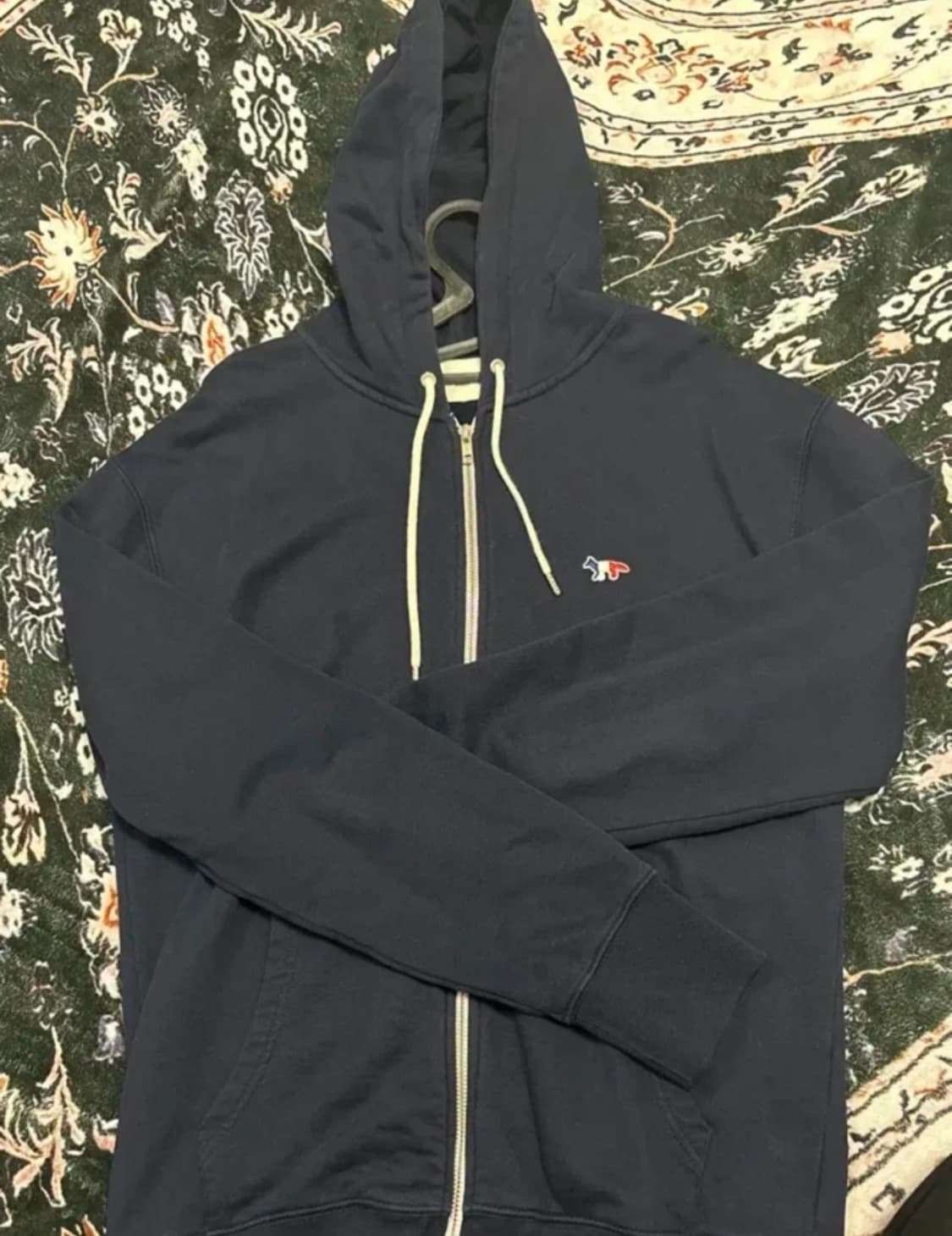 메종키츠네 네이비 후드집업 상품이미지1