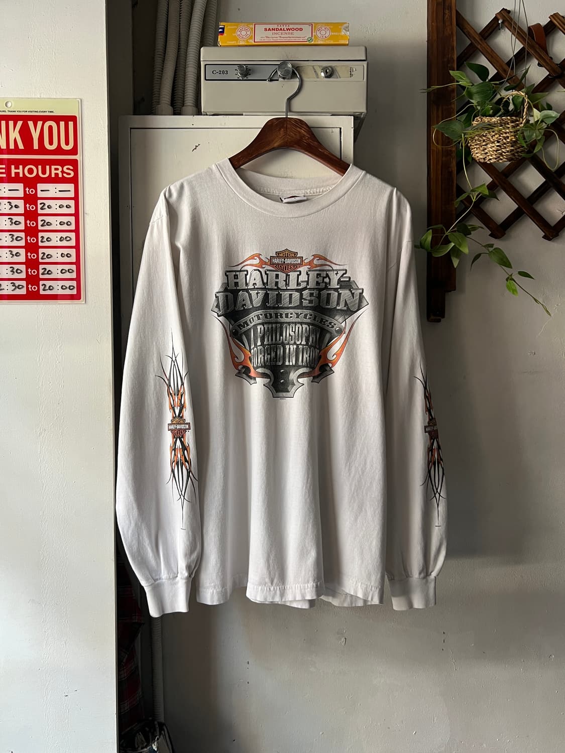 [L]할리데이비슨 Made in USA Dallas 롱슬리브 티셔츠 상품이미지2