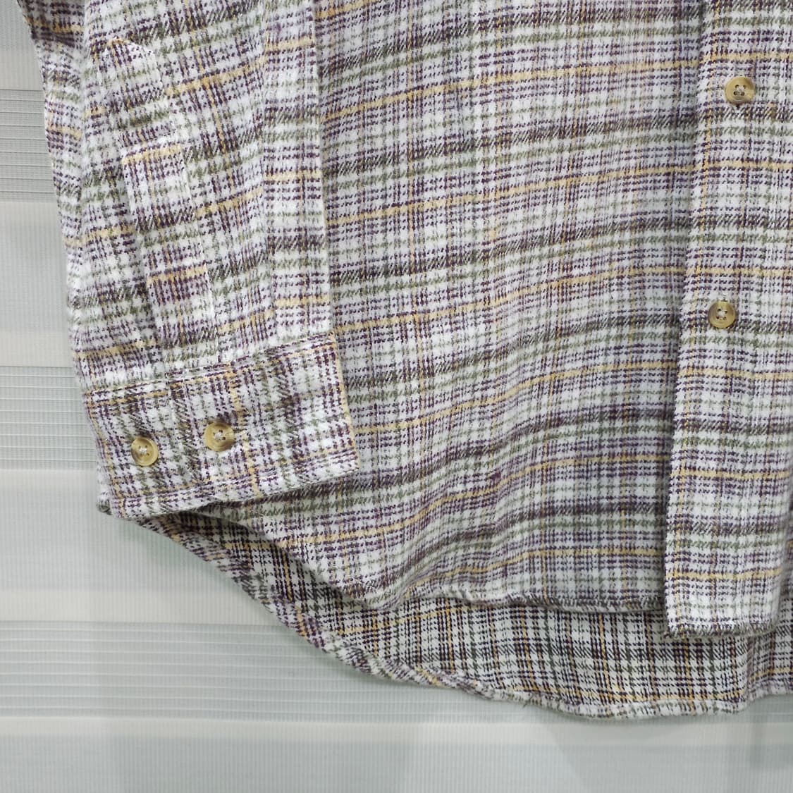 JAPAN 빈티지 Be.Hot 체크셔츠- L 상품이미지4