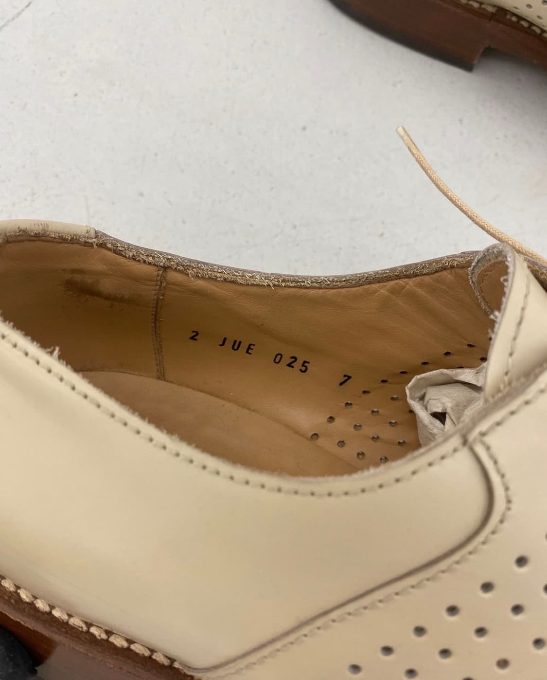 Jil Sander 질샌더 holes derby shoes 상품이미지5