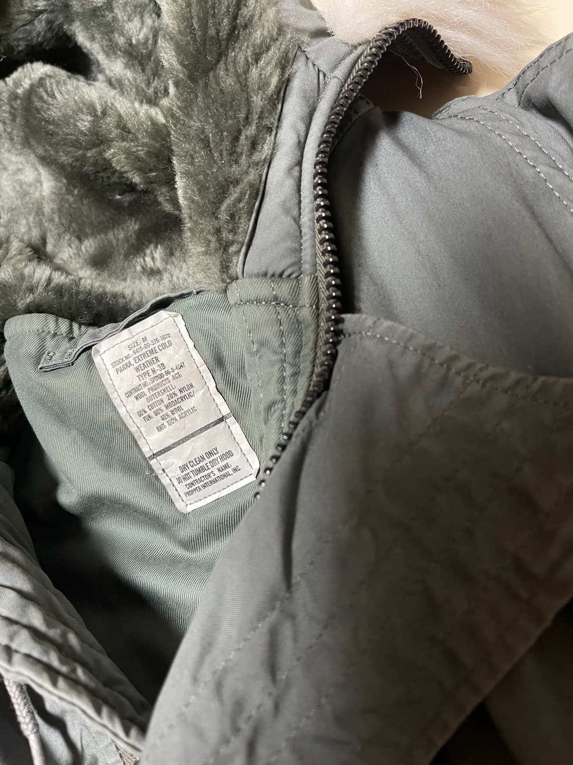 90‘s U.S Air force N-3B Extreme Cold 상품이미지5