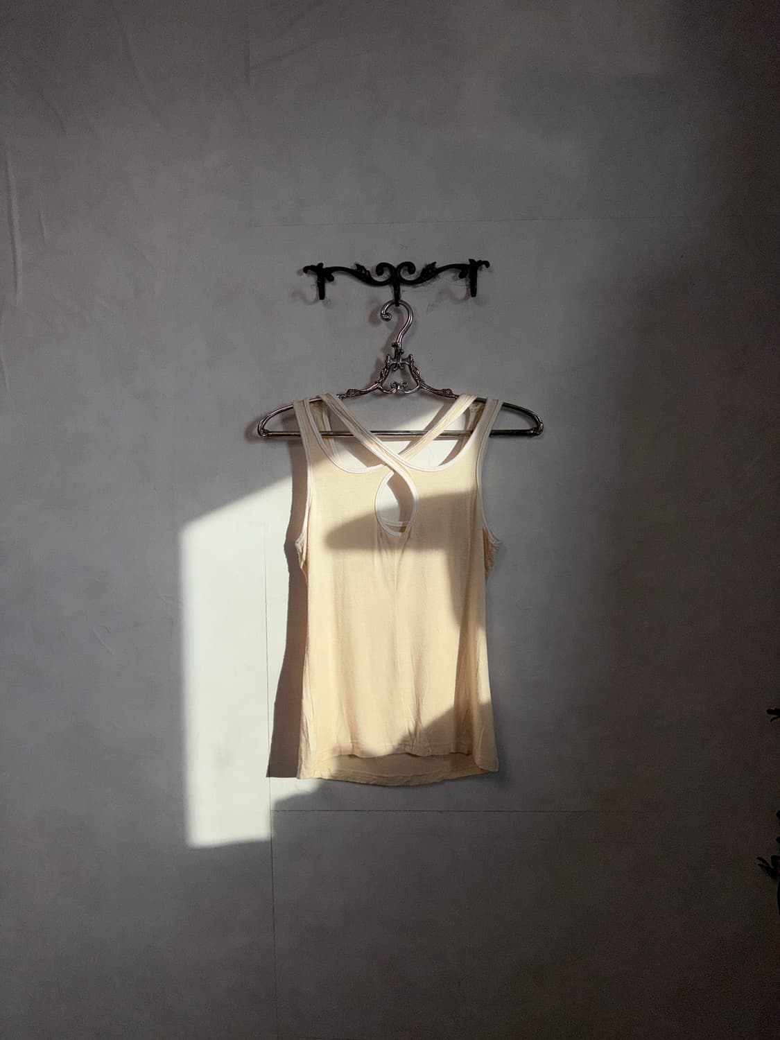 Ivory ethnic beads back strap sleeveless 상품이미지4