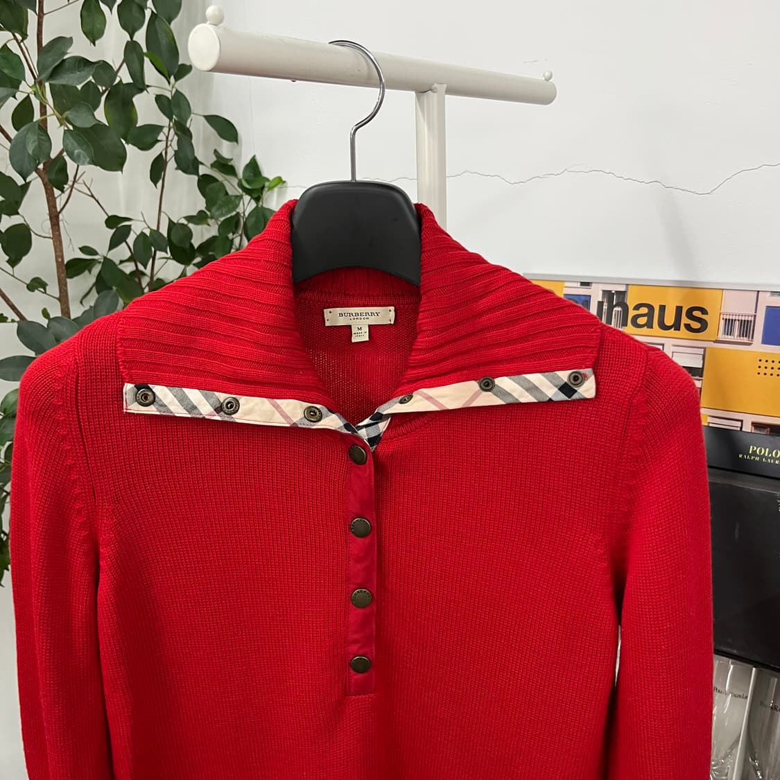 버버리 우먼 메리노울 니트 M 상품이미지2