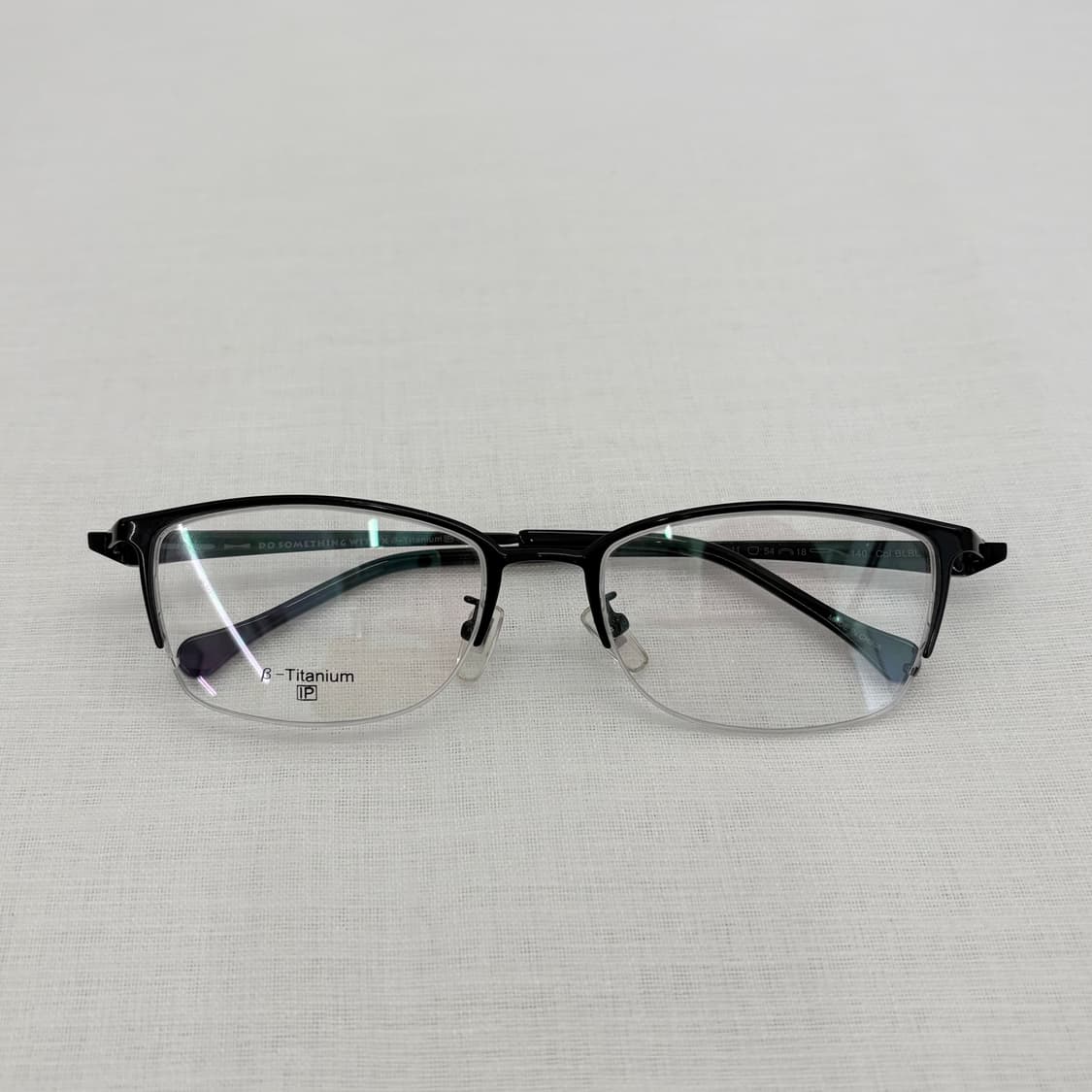 베타 티타늄 블랙 반무테 빈티지안경 상품이미지5