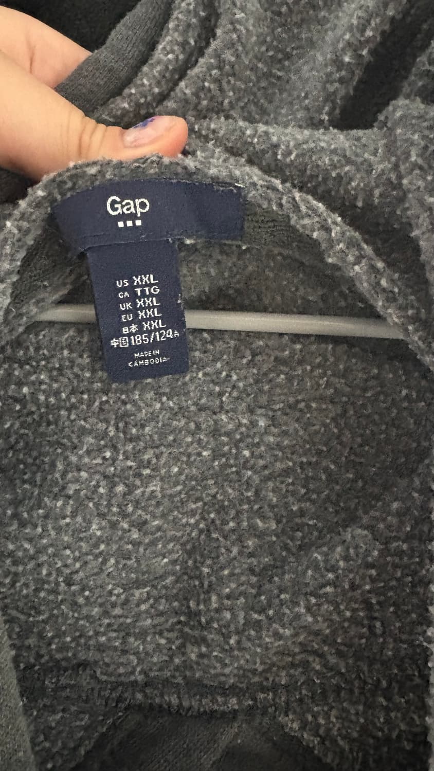 갭 gap 성조기 후드티 상품이미지2