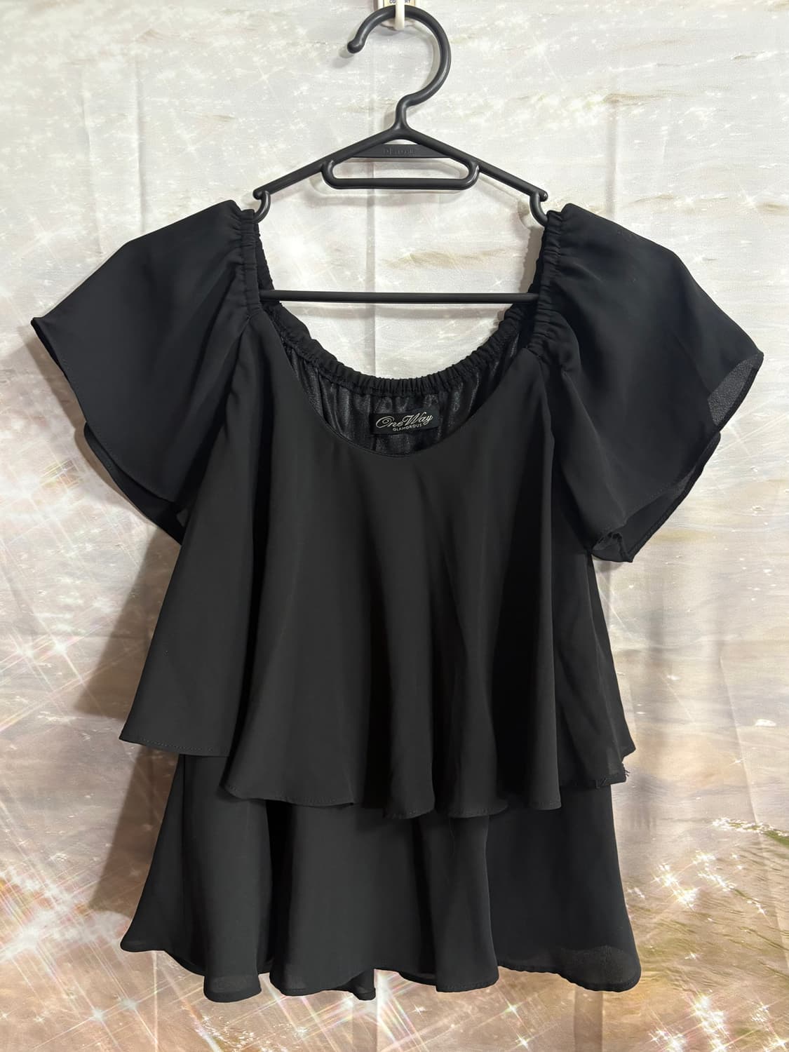 캉캉 black blouse 상품이미지5