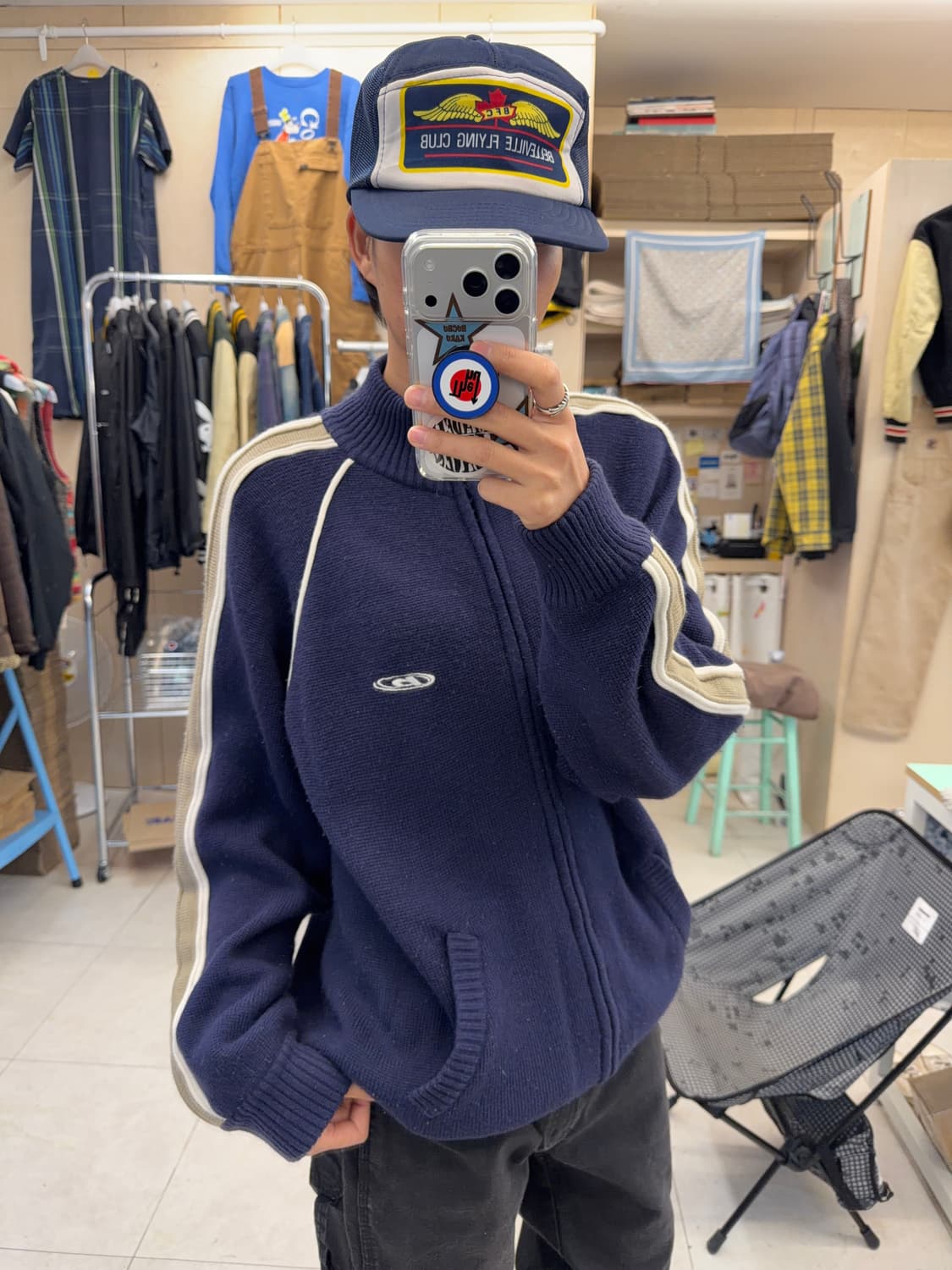 B ONE SOUL knit zipup 상품이미지7