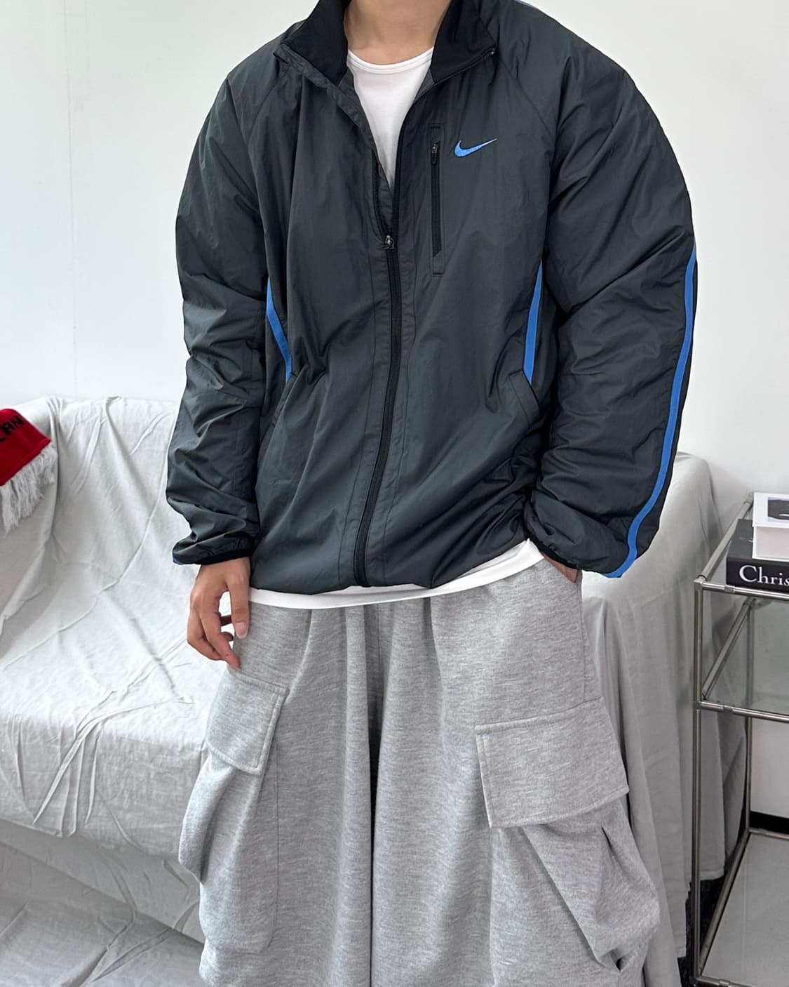 나이키 00s 스우시 라인 바람막이 L 상품이미지1