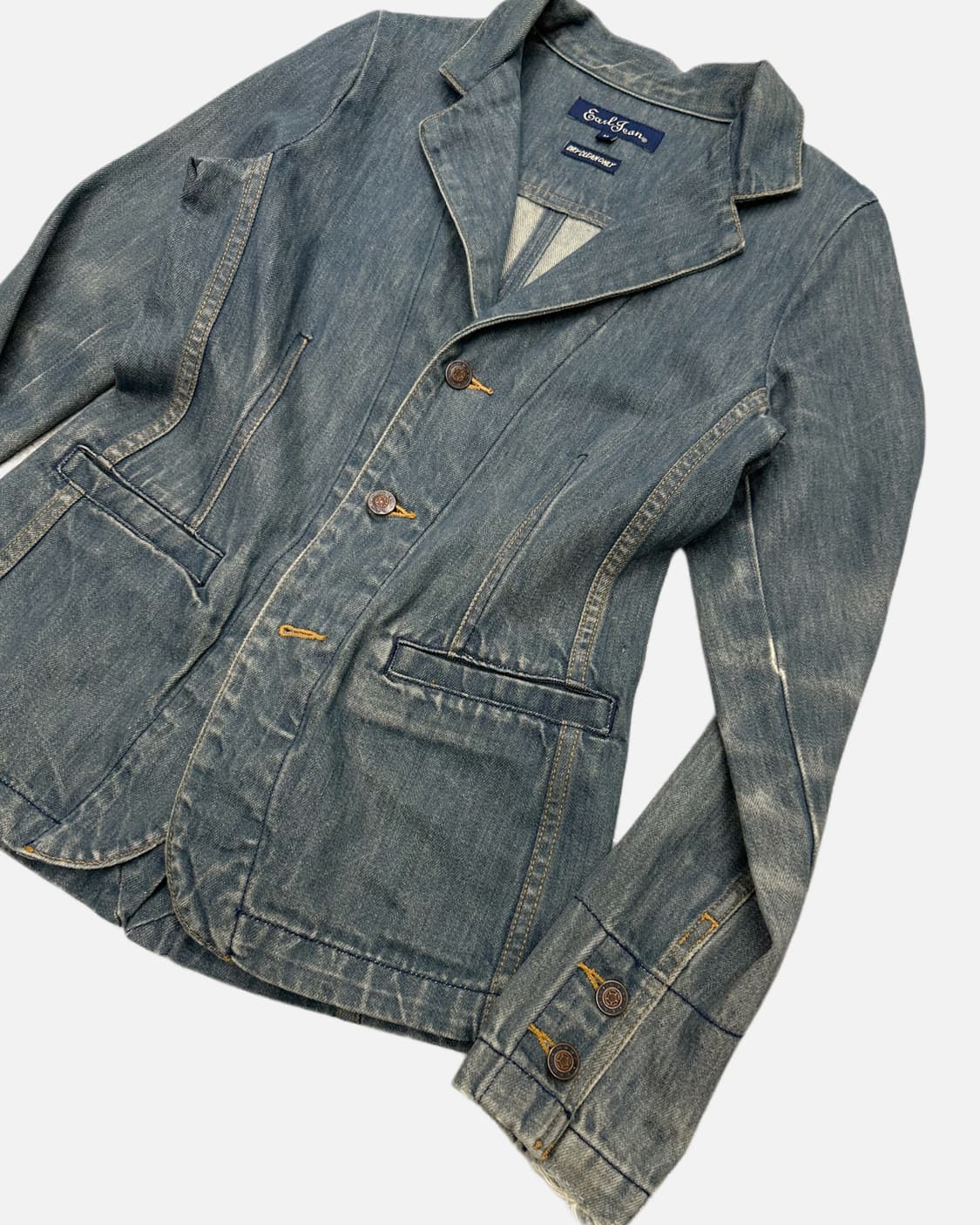 EARL JEAN fade denim blazer 상품이미지2