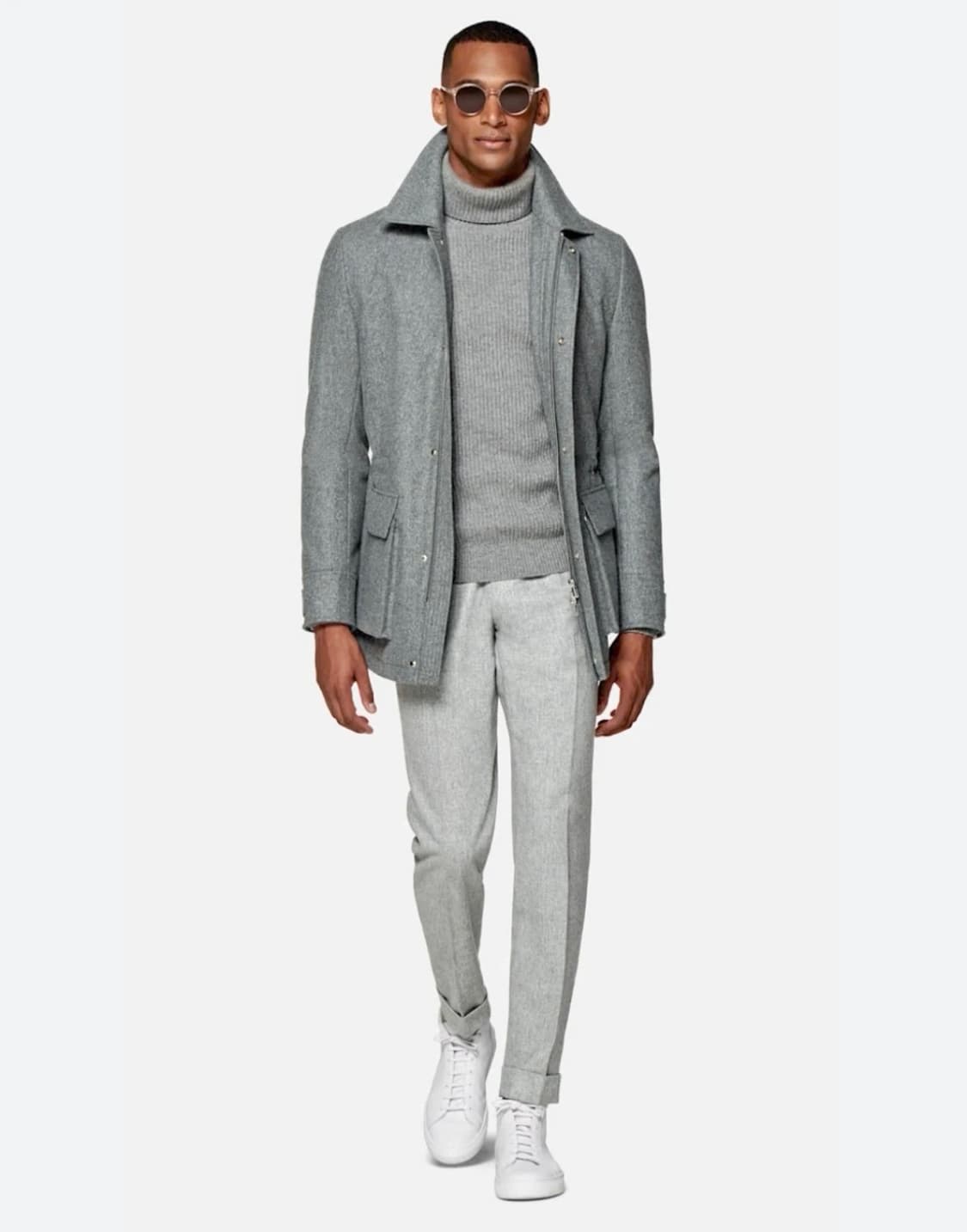 SUITSUPPLY 남성 코트 회색 상품이미지1