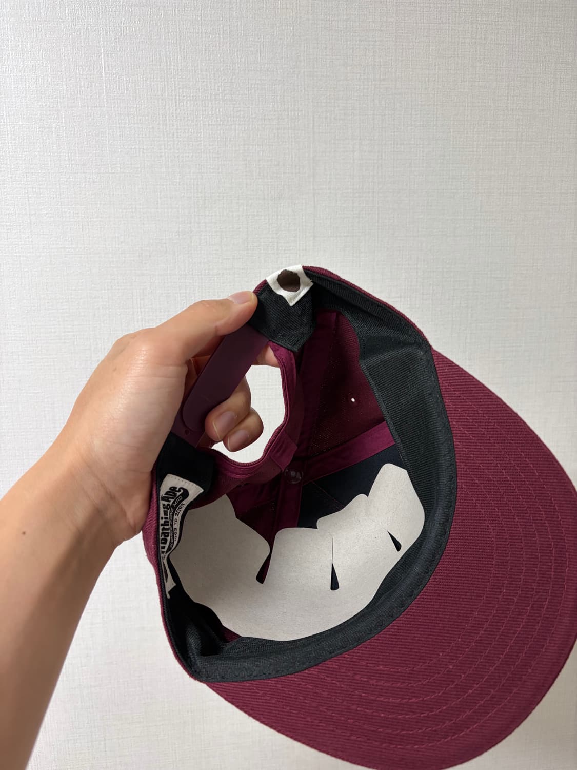 베이프 Bape 모자 버건디 F 상품이미지2