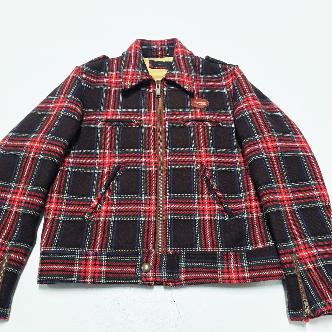 SLYZ 타탄체크 라이더자켓 - 48 상품이미지3