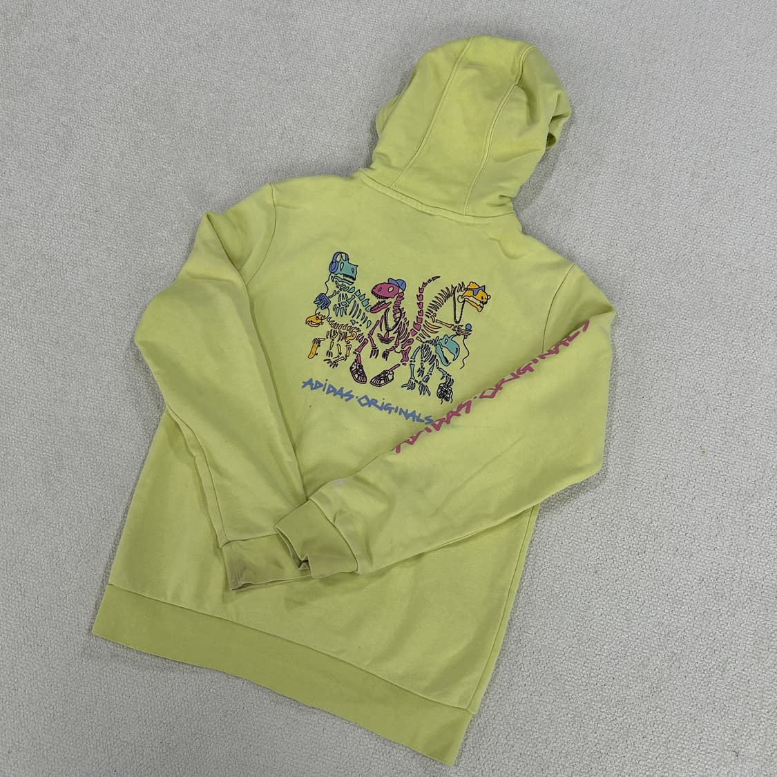 아디다스 옐로우 아동용 맨투맨  상품이미지7