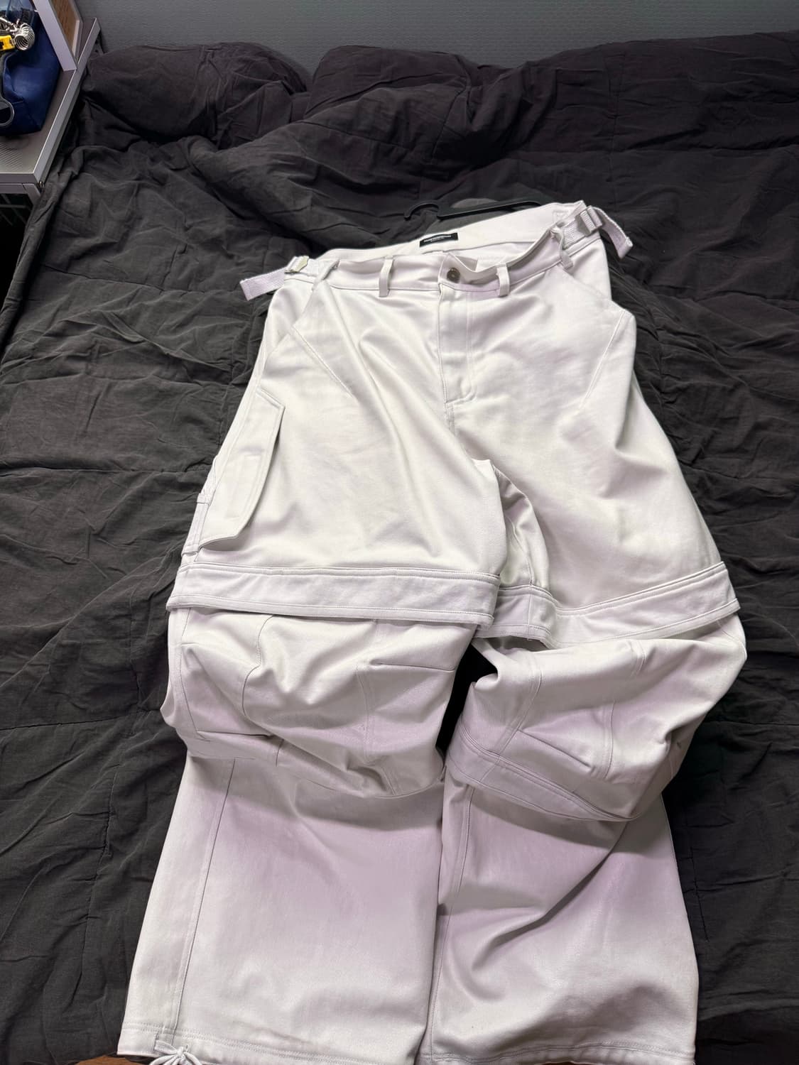 파아카이브 레이어드 팬츠 화이트 (3) 상품이미지1