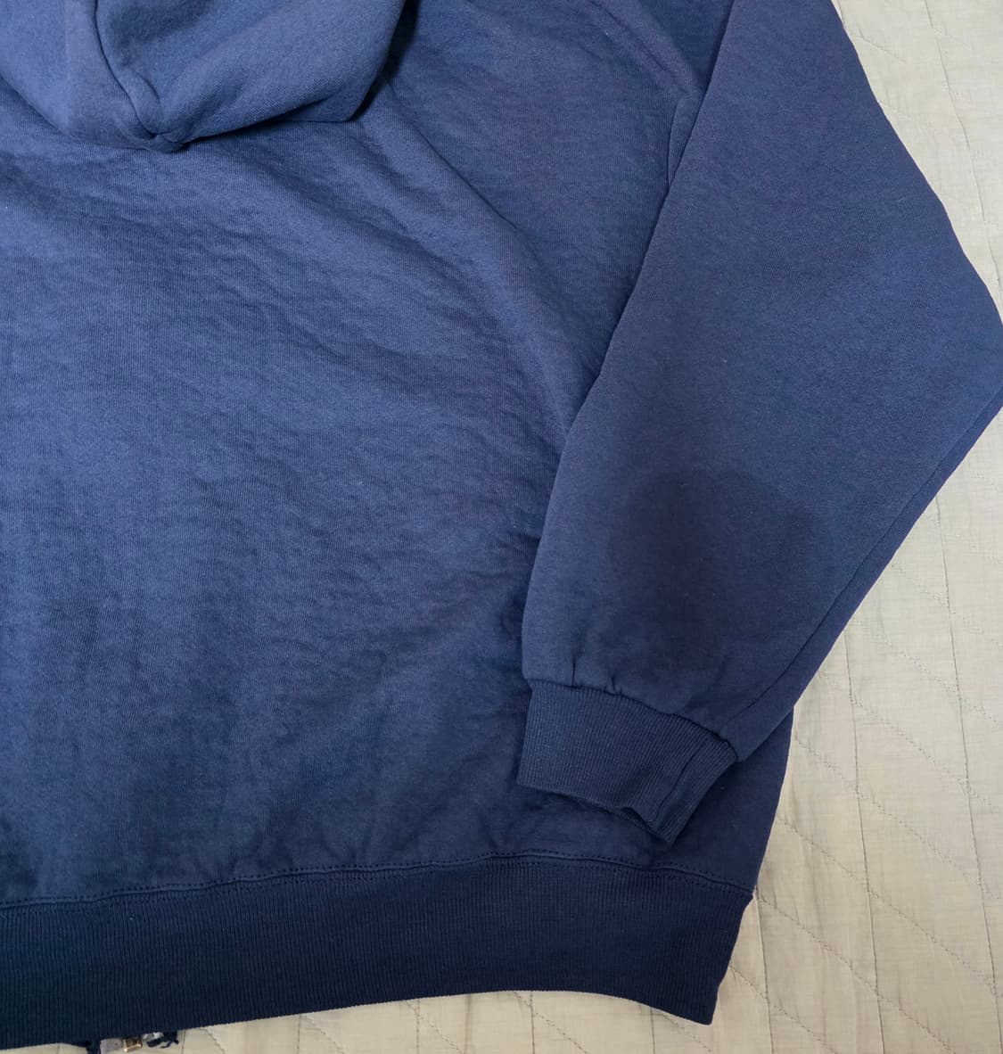 [XL] 90s 러셀 애슬레틱 후드집업 네이비 주름 ver. 8 상품이미지8