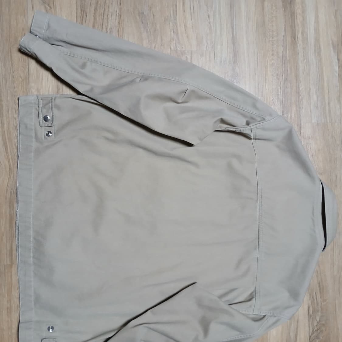 커스텀멜로우 SAD SMILE 새드스마일 오버핏 면자켓 XL 105 상품이미지6