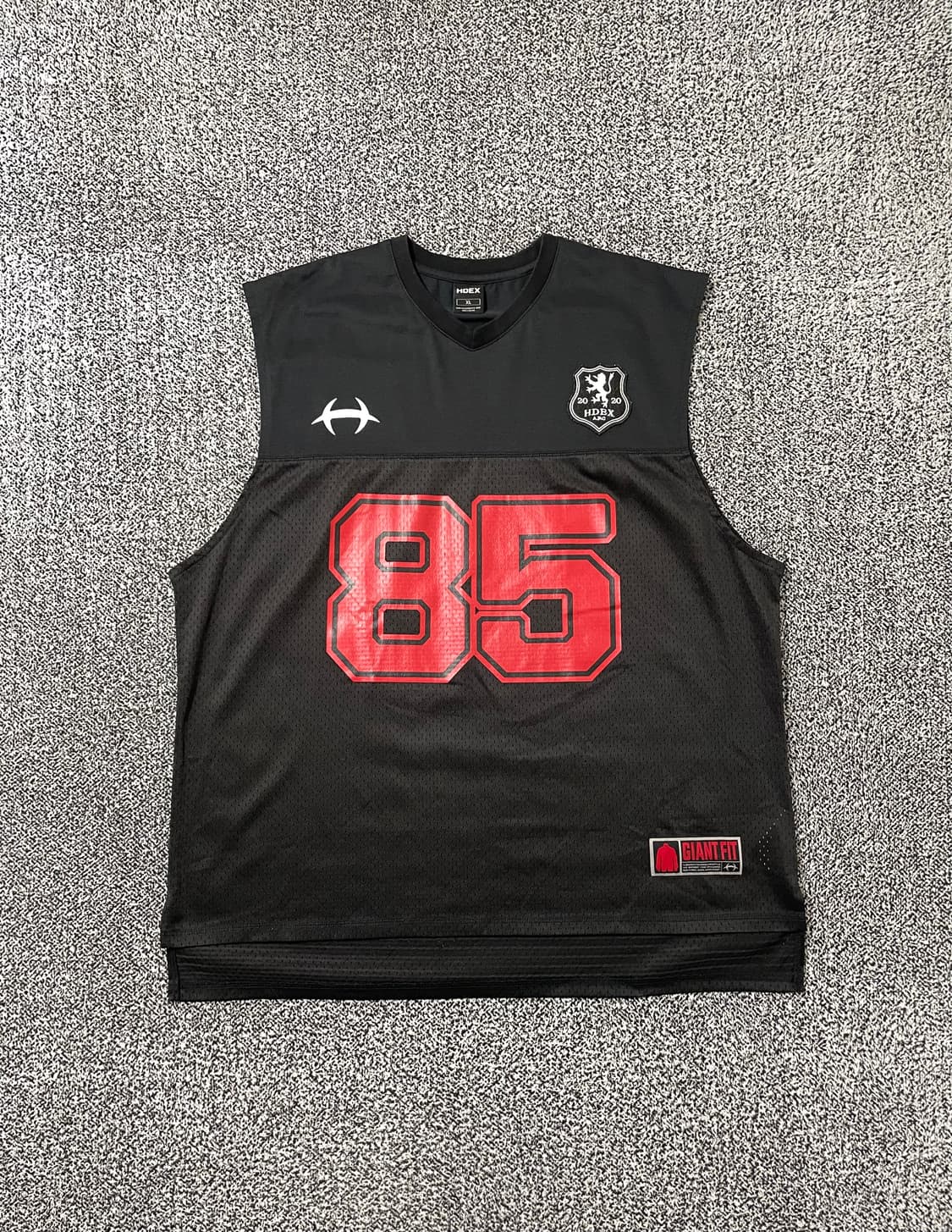 빈티지9. HDEX 리그 85 베이스볼 농구티 슬리브리스 운동 나시 블랙 상품이미지1