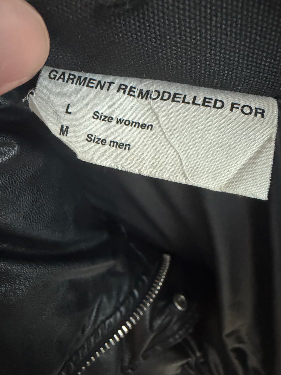 마르지엘라 레더 패딩 상품이미지8