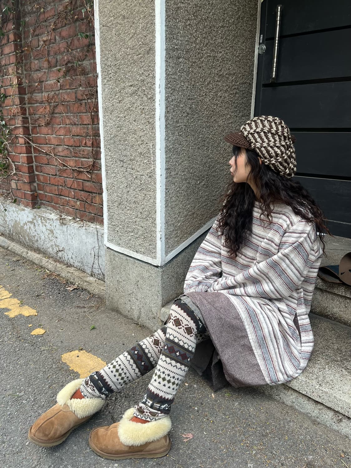 겨울 패턴 레깅스 상품이미지2