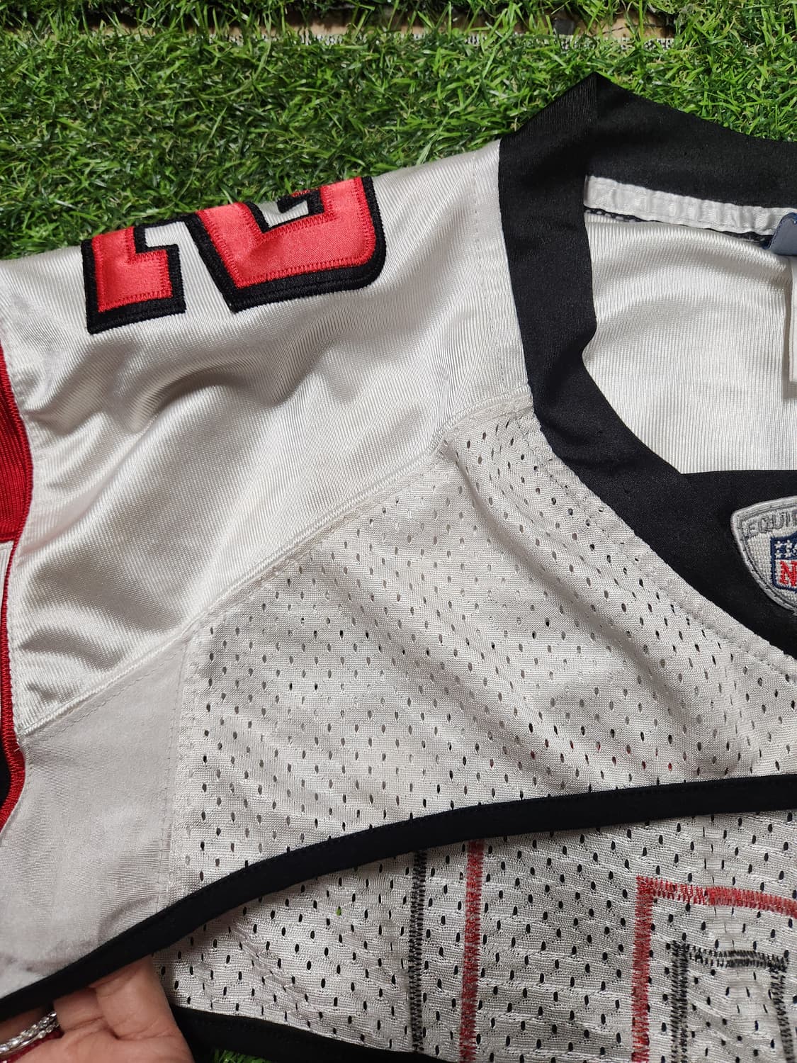 🏈리복 NFL 라이언 크롭 풋볼져지🏈 Y2K 고프코어 미식축구 유니폼 상품이미지3