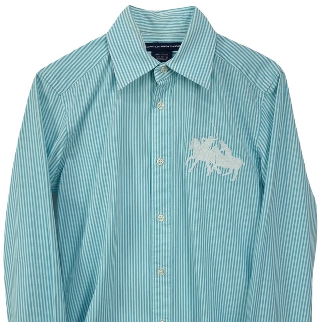 [폴로 랄프로렌] 그래픽 자수 스트라이프 셔츠 M19047 상품이미지4