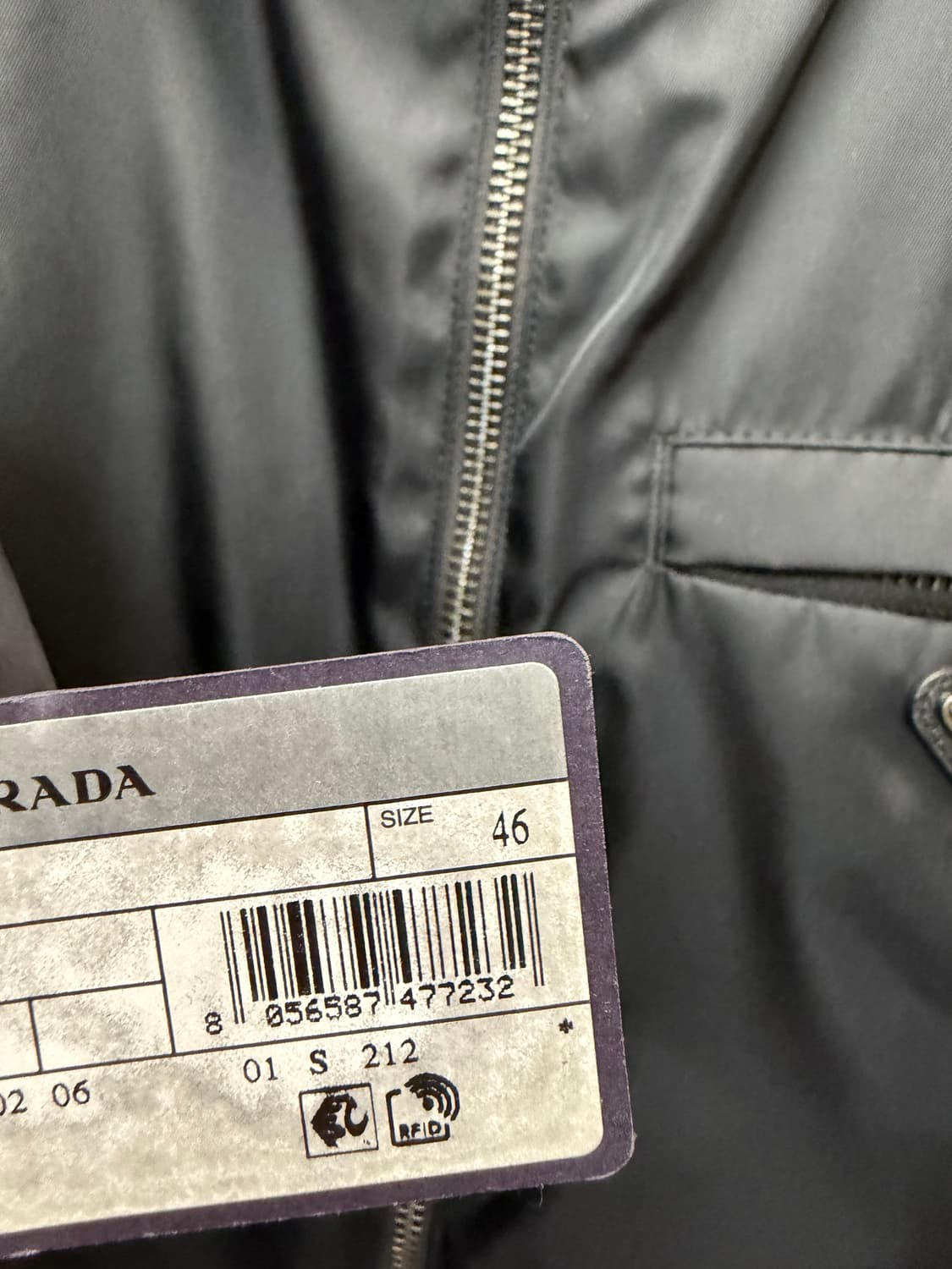 프라다 x 아디다스 리나일론 트랙 후드 자켓(95) 상품이미지7