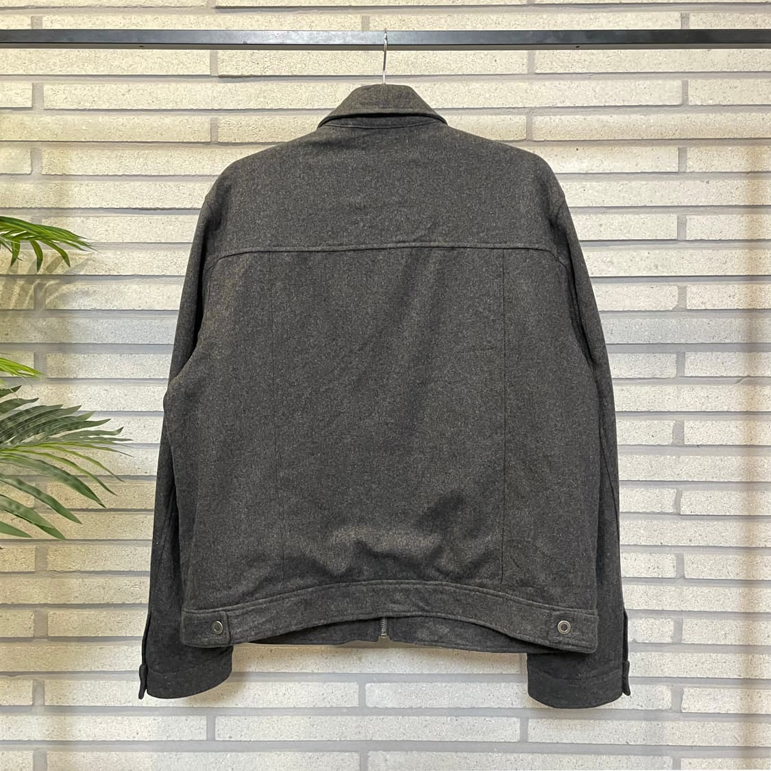 GUESS 게스 울 집업 자켓 4포켓 디테일 그레이 상품이미지3