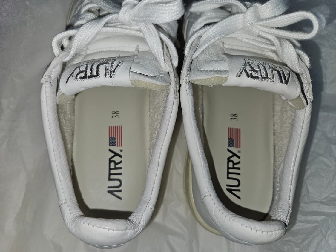 오트리 메달리스트 로우 고트스킨 스니커즈 화이트 38 상품이미지4