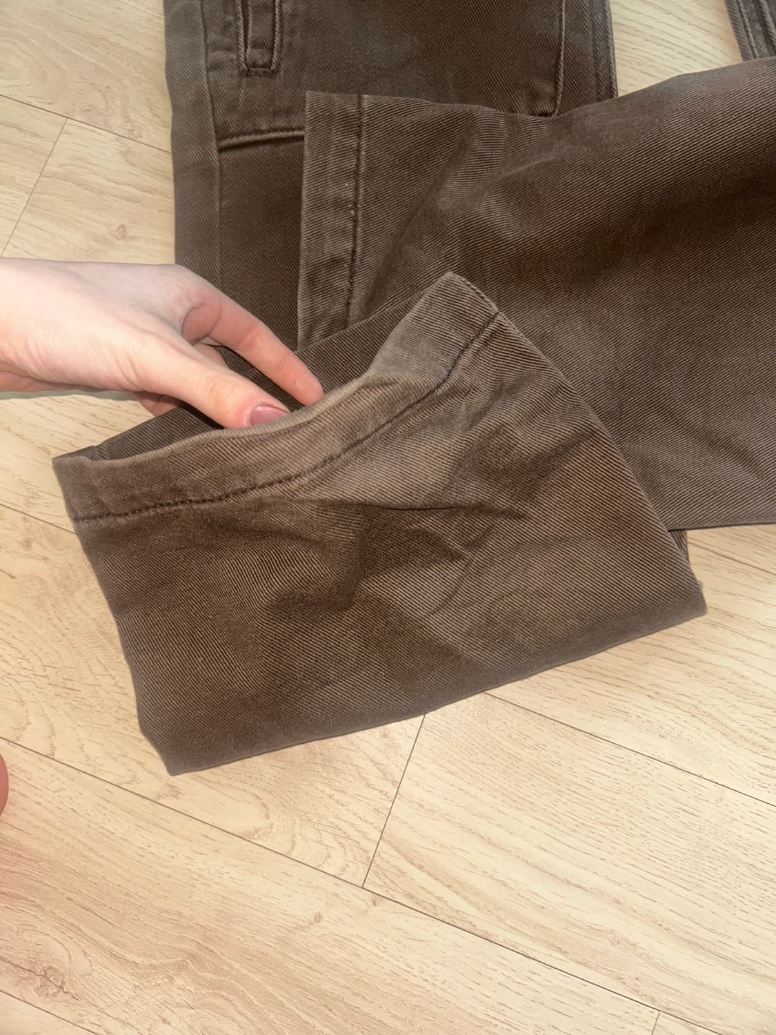 플라스틱프로덕트 리빌드 포켓 팬츠 브라운 S 상품이미지4