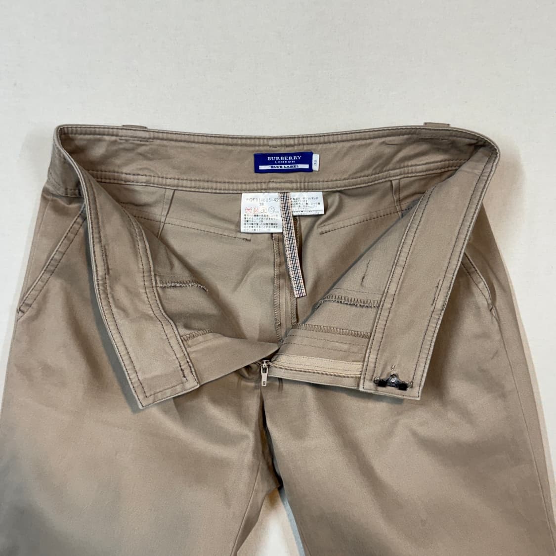 30inch) 버버리 블루라벨 면바지 부츠컷 팬츠 상품이미지6