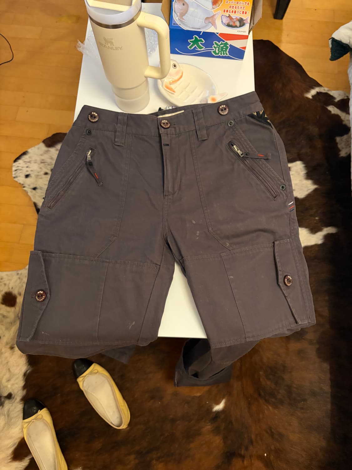 ASK 카고팬츠 (다크그레이) 상품이미지10