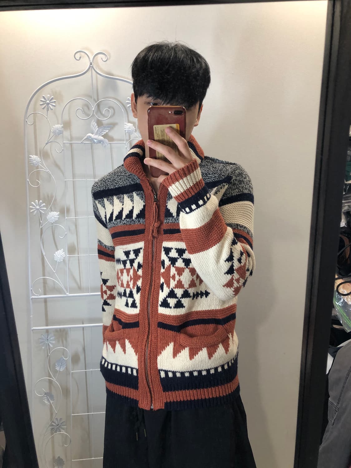 빈티지 아메리칸 코위찬 집업 y2k 스트릿 갸루 펑키 일본빈티지369   상품이미지2