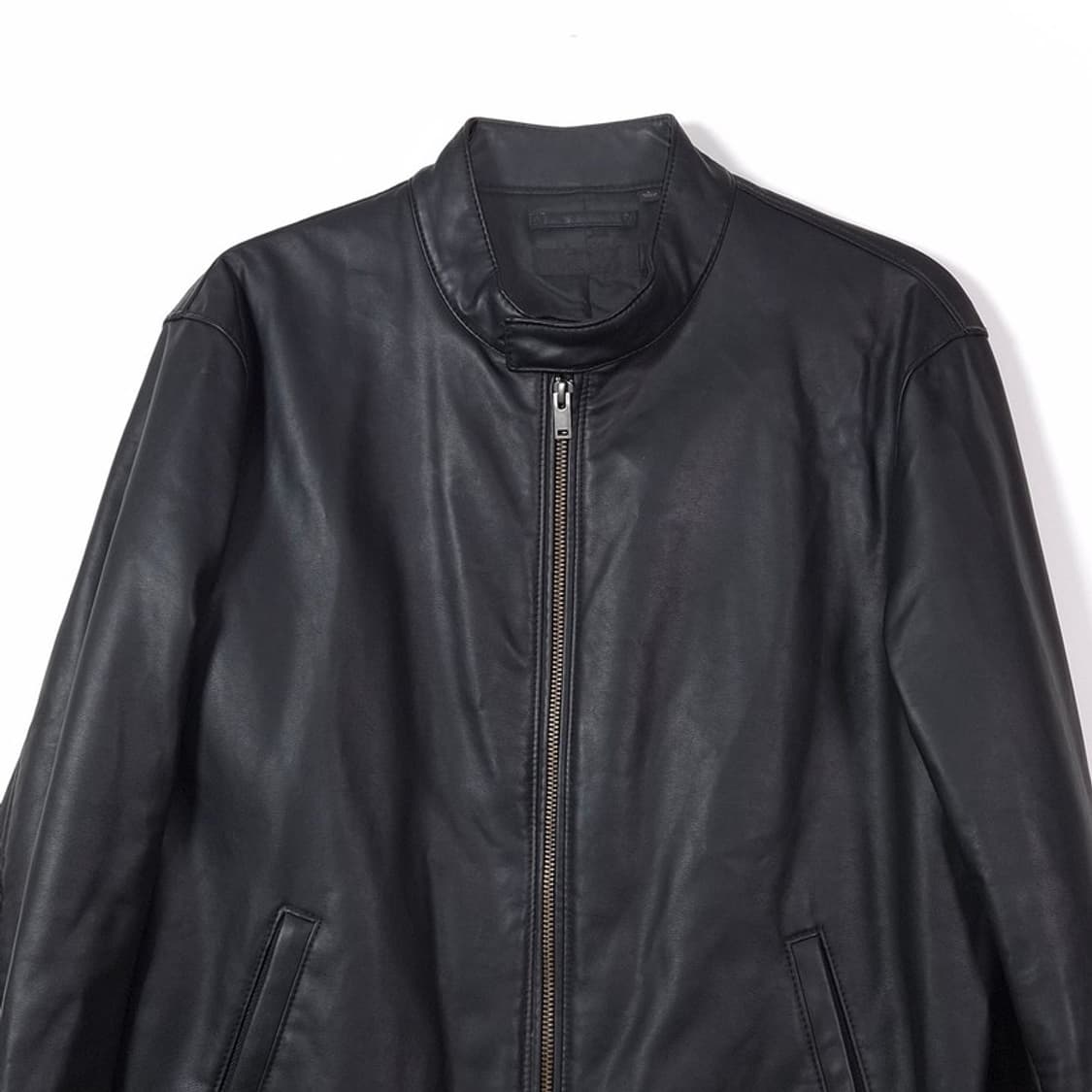 유니클로 페이크 레더 싱글 라이더 자켓 L 상품이미지2